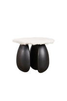 Estetik Decor-Bambam Sehpa Hakiki Deri Ahşap Ayaklı-Orta Sehpa-1-Milagron.com