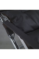 Estetik Decor-Comfort Base Katlanabilir Hakiki Deri Berjer Siyah - Metal Krom Ayaklı-Koltuk & Berjer-2-Milagron.com