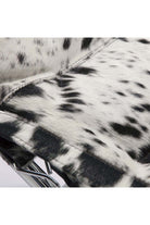 Estetik Decor-Comfort Base Siyah&beyaz Fantasy Sığır Tüylü Berjer - Katlanabilir Hakiki Deri-Koltuk & Berjer-2-Milagron.com