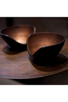 Estetik Decor-Kase Sisi Bakır| Siyah Dış, Bakır İç Yüzeyli Alüminyum Dekoratif Kase-Dekoratif Kase-2-Milagron.com