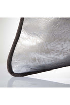 Estetik Decor-Yastık Effete Gümüş Hakiki Deri – 60x60 Cm-Yastık-2-Milagron.com