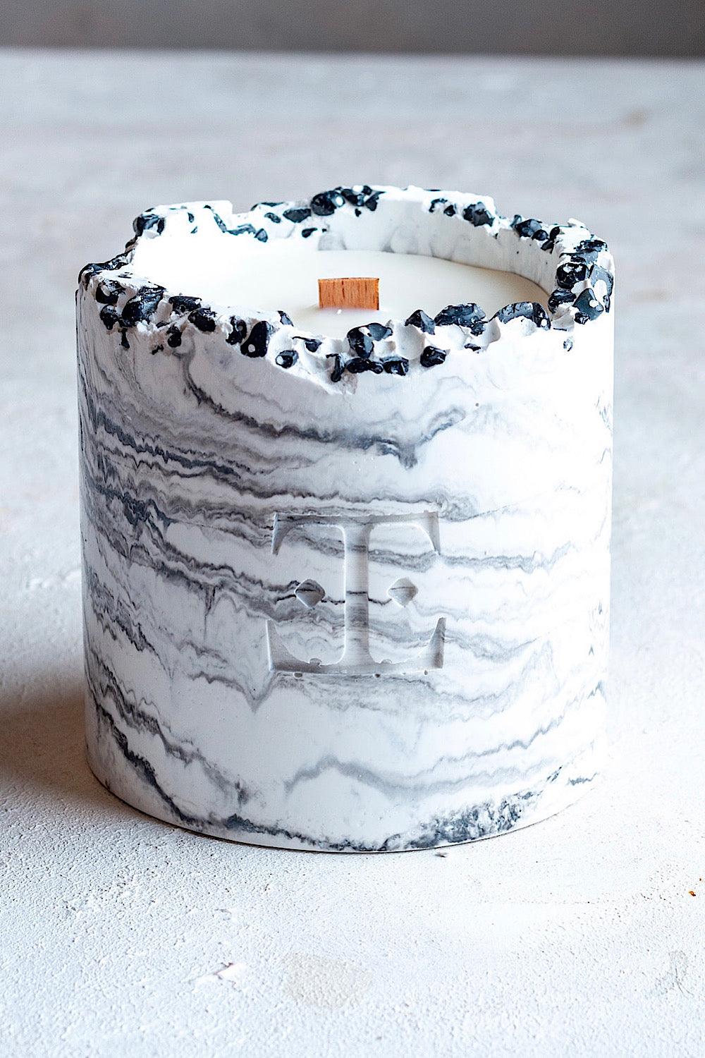 Esti Living-Black Rose Taşlı Büyük Boy Mum-Mum-1-Milagron.com