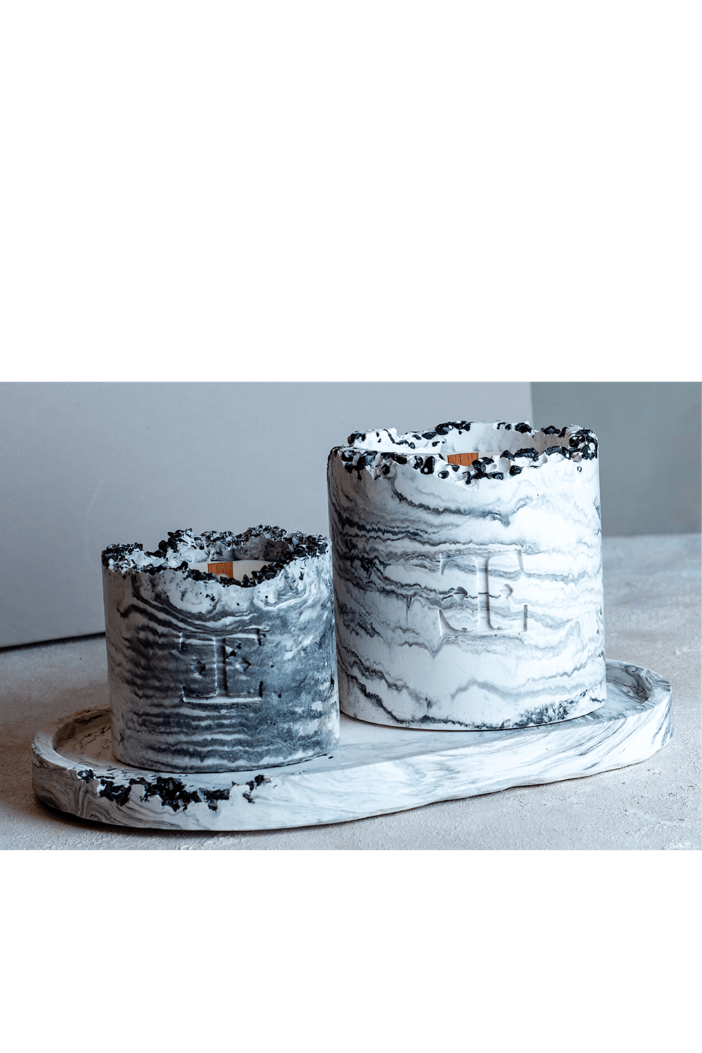 Esti Living-Black Rose Taşlı Büyük Hediye Seti-Mum-1-Milagron.com