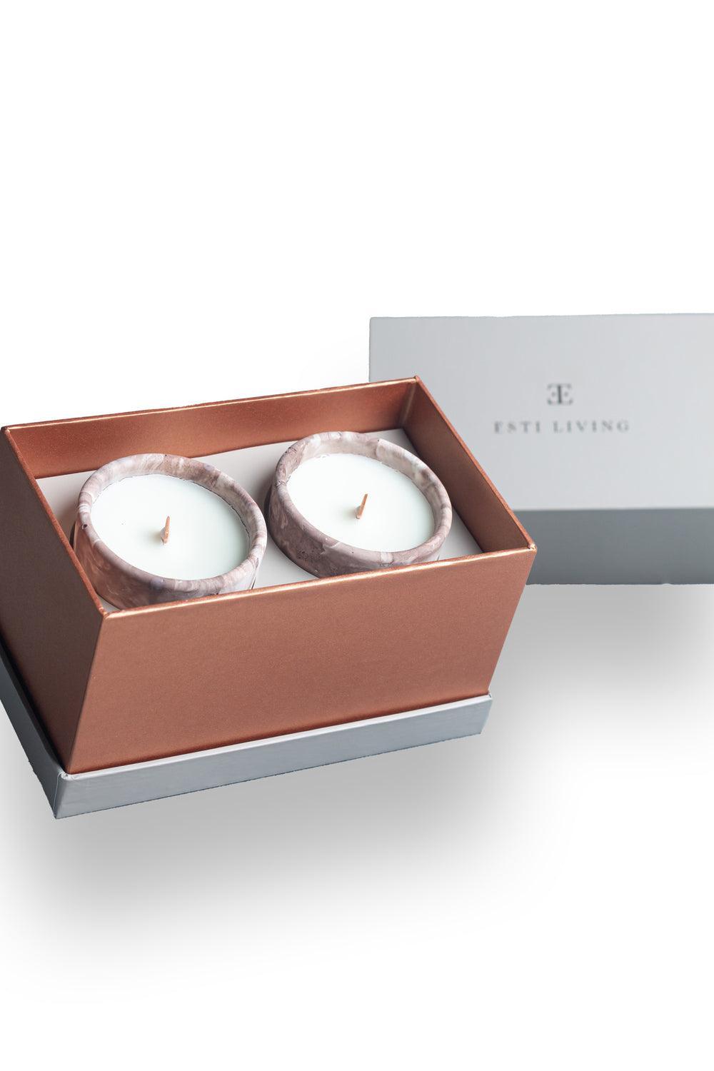 Esti Living-Mocha Dreams Midi 2'li Mum Seti-Mum-4-Milagron.com