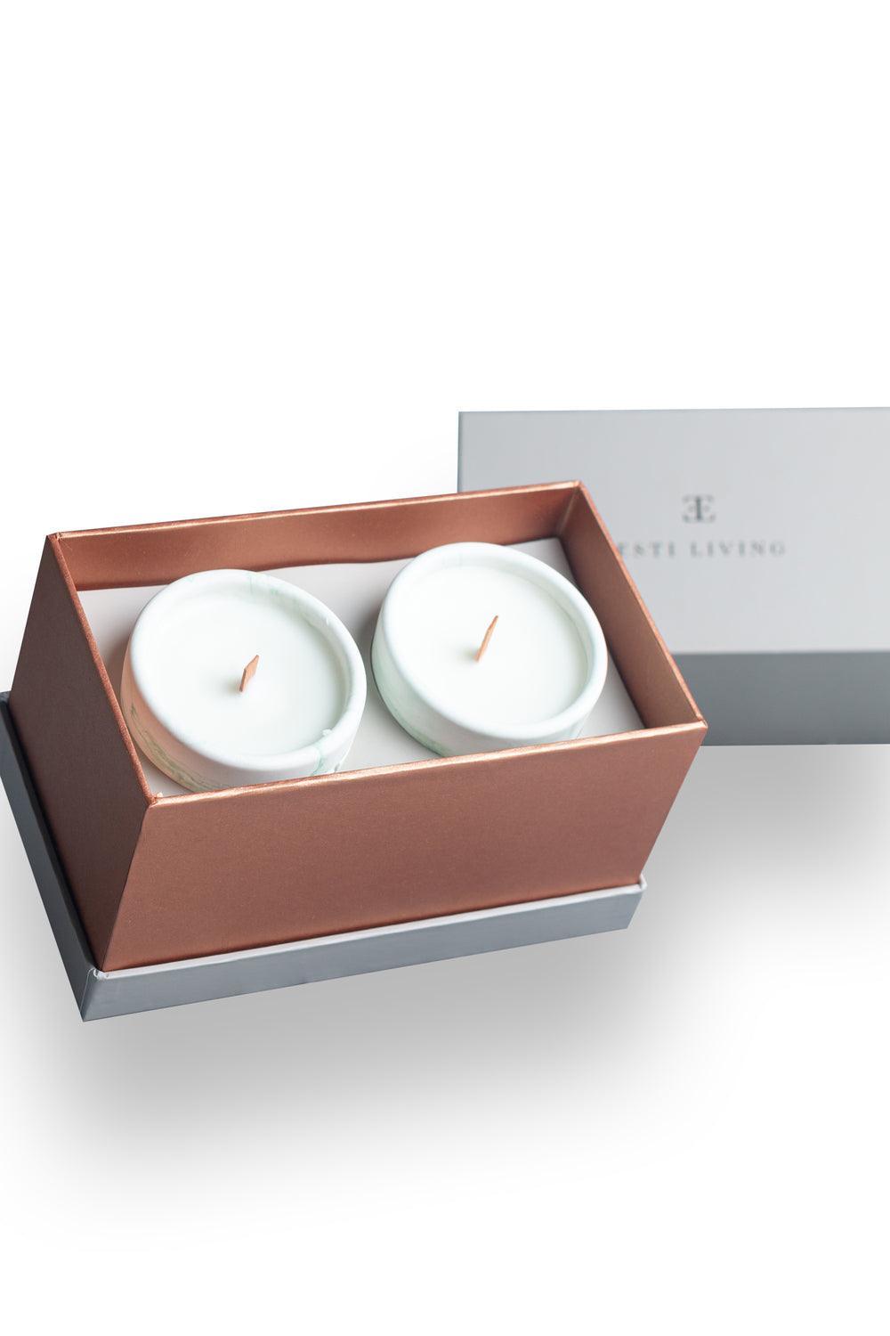 Esti Living-Mystic Green Midi 2'li Mum Seti-Mum-3-Milagron.com