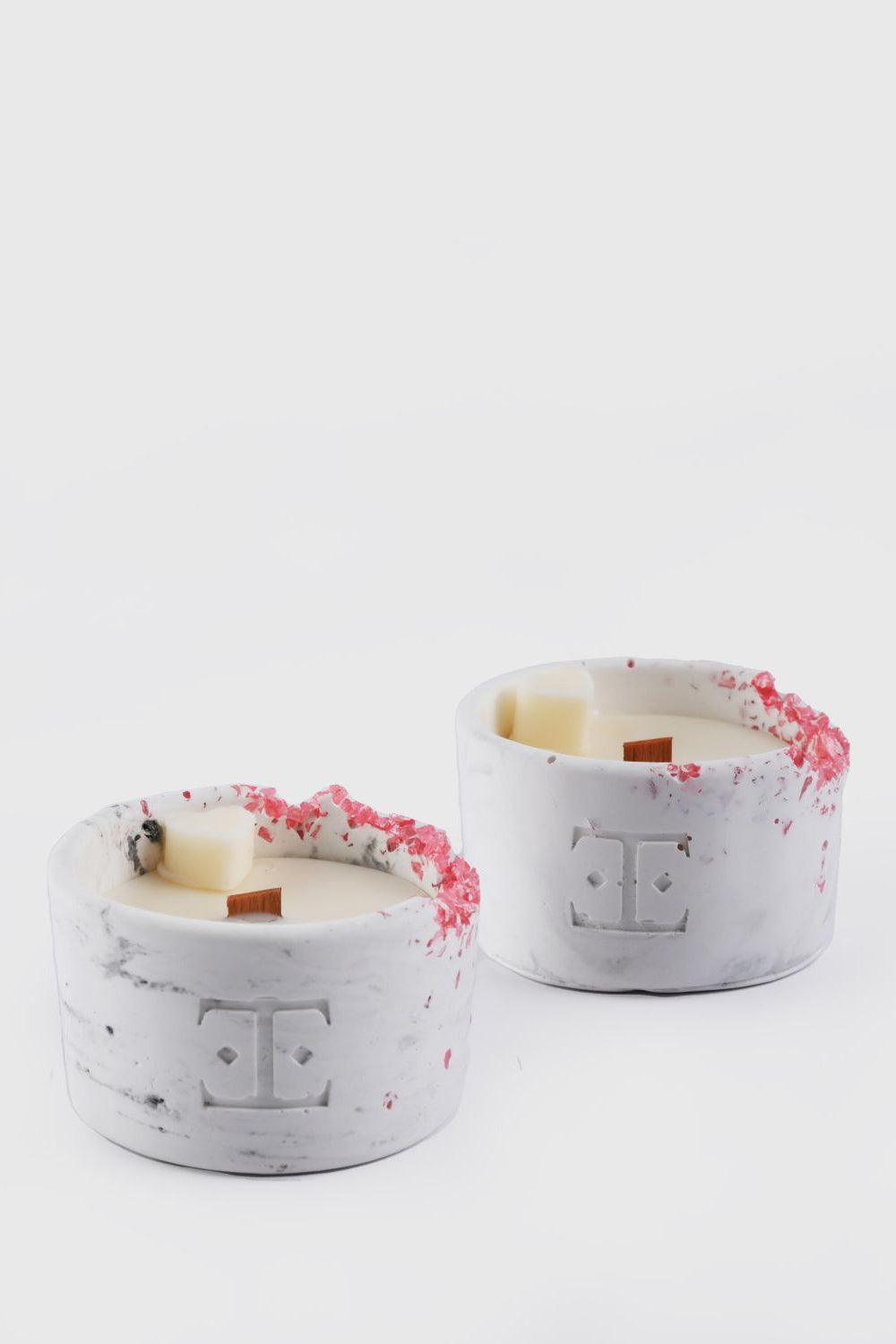 Esti Living-Silver Glow Midi 2'li Mum Seti-Mum-1-Milagron.com