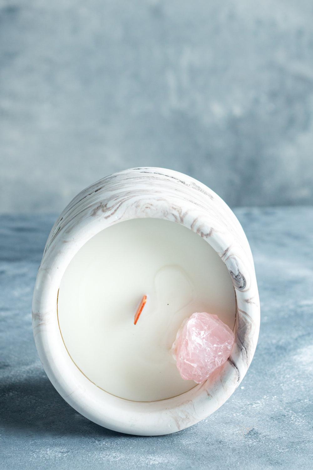 Esti Living-Silver Glow Taşlı Büyük Boy Mum-Mum-4-Milagron.com