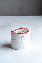 Esti Living-Simply Red Taşlı Küçük Boy Mum-Mum-1-Milagron.com