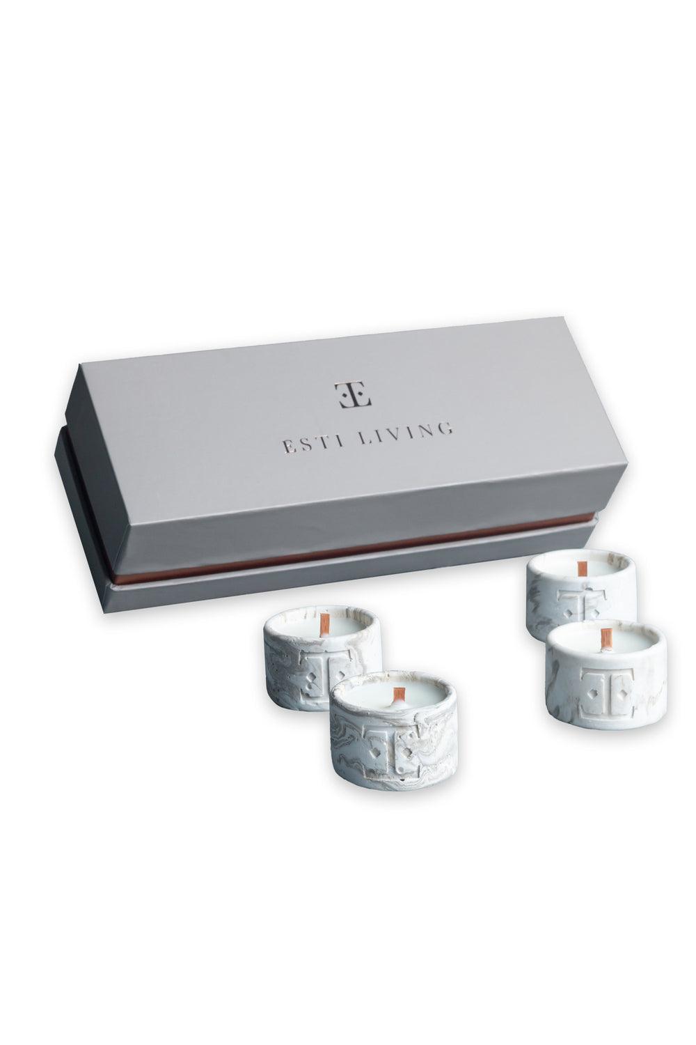 Esti Living-Sun & Fig Mini 4'lü Mum Seti-Mum-3-Milagron.com