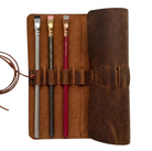 Euk Design Deri Slim Rulo Kalemlik