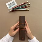 Euk Design Deri Slim Rulo Kalemlik