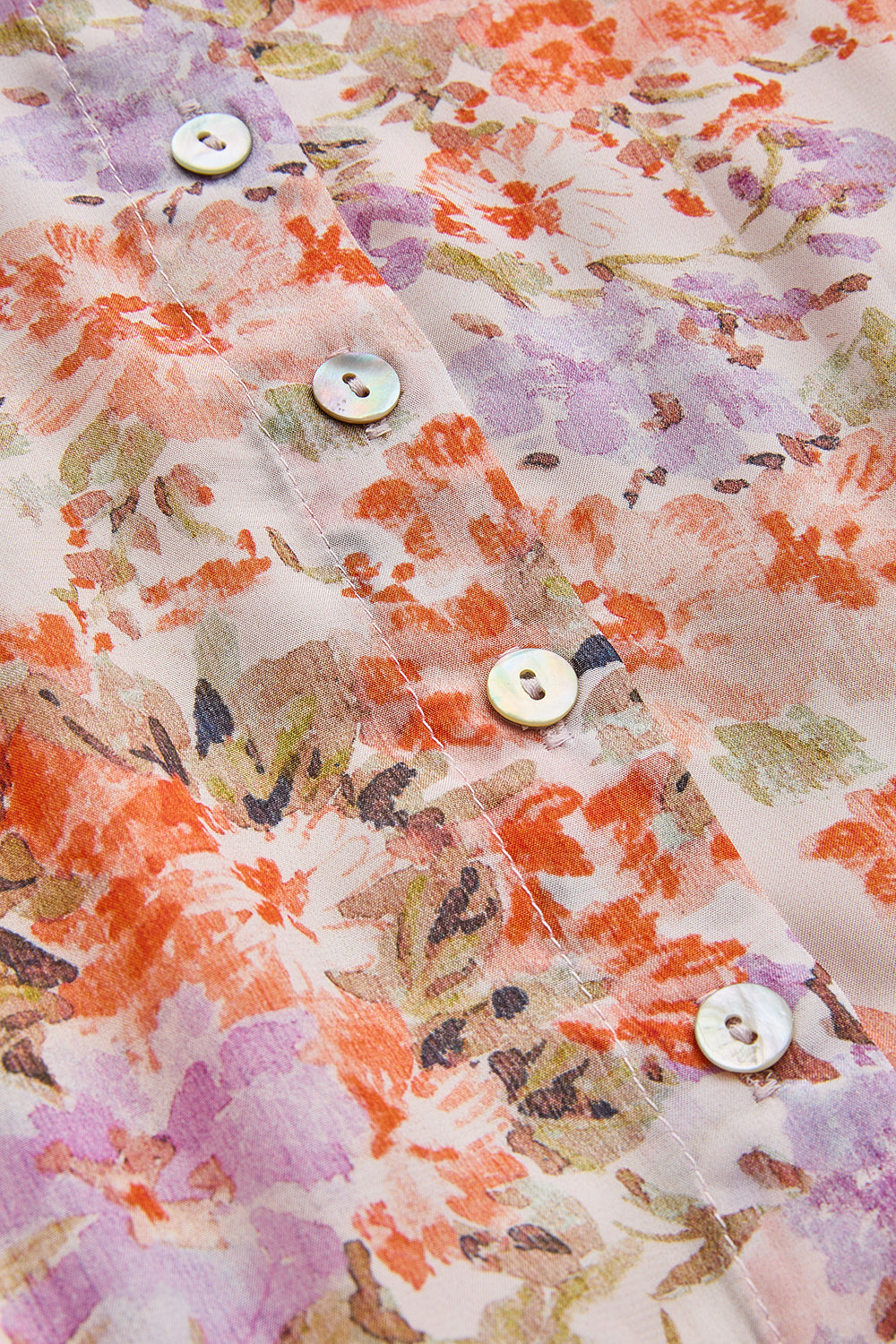 Exquise-Bağcık Detaylı çiçek Desenli Midi Gömlek Elbise-ELBİSE-6-Milagron.com