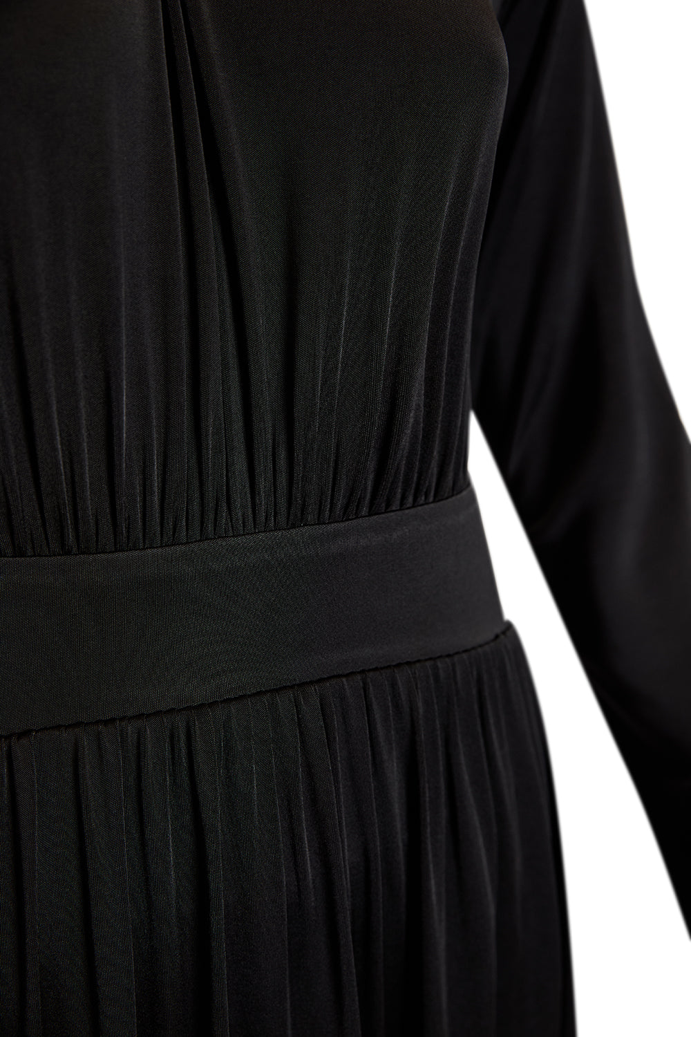 Exquise-Balıkçı Yaka Uzun Kollu Midi örme Regular Elbise-ELBİSE-3-Milagron.com