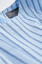 Balon Kollu Bele Oturan Cepli Regular Mini Çok Renkli Elbise