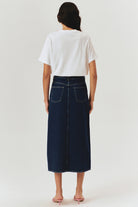 Exquise-Bisiklet Yaka Kristal Taş İşlemeli Beyaz Regular Pamuklu örme Tişört-T-Shirts-5-Milagron.com