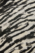 Exquise-Boğazlı Uzun Kollu Desenli Slim Fit örme Siyah Bluz-BLUZ-6-Milagron.com