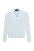 Exquise-Ceket Yaka Regular Uzun Kollu Pamuklu Kemik Ceket-CEKET-7-Milagron.com