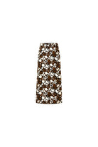 Exquise-Cepli Midi Boy Desenli Dar Kesim Etek-Etek-6-Milagron.com