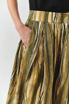 Exquise-Cepli Regular Fit Midi çok Renkli Etek-ETEK-5-Milagron.com