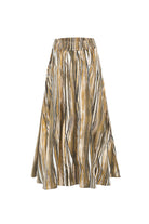 Exquise-Cepli Regular Fit Midi çok Renkli Etek-ETEK-7-Milagron.com