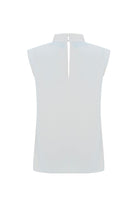 Exquise-Degaje Yaka Kolsuz Jakarlı Regular Krem Bluz-BLUZ-10-Milagron.com