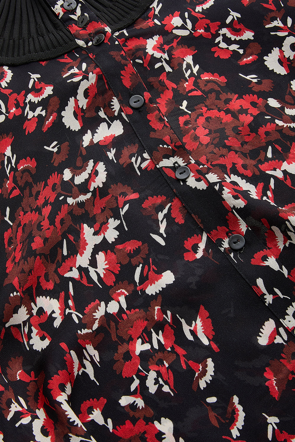 Exquise-Desenli Uzun Kollu Damla Yaka Slim Fit Astarlı Midi Elbise-ELBİSE-7-Milagron.com