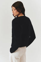 Exquise-Düğme Detaylı Pamuklu Regular Triko Hırka-Kazak & Triko-11-Milagron.com