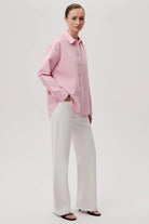 Exquise-Düğme Detaylı Regular Pamuklu Gömlek-Gömlek-10-Milagron.com