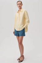 Exquise-Düğme Detaylı Regular Pamuklu Gömlek-Gömlek-15-Milagron.com