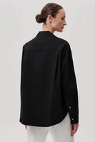 Exquise-Düğme Detaylı Regular Pamuklu Gömlek-Gömlek-17-Milagron.com