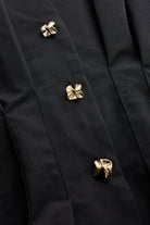 Exquise-Düşük Kollu Bele Oturan Pileli Poplin Gömlek-Gömlek-10-Milagron.com