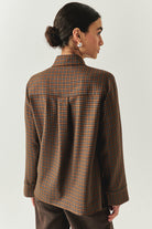 Exquise-Ekose Desenli Uzun Kollu Regular Gömlek-GÖMLEK-3-Milagron.com