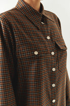 Exquise-Ekose Desenli Uzun Kollu Regular Gömlek-GÖMLEK-4-Milagron.com