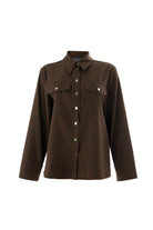 Exquise-Ekose Desenli Uzun Kollu Regular Gömlek-GÖMLEK-6-Milagron.com