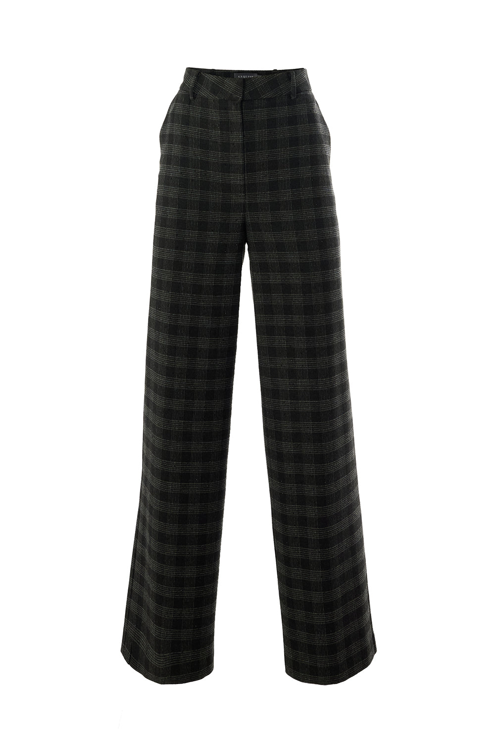 Exquise-Ekose Taş Detaylı Cepli Boru Paça Regular Antrasit Pantolon-PANTOLON-7-Milagron.com