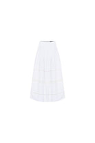 Exquise-Fisto Detaylı Pamuklu Midi Boy Etek-Etek-6-Milagron.com