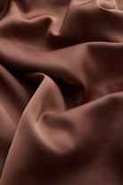 Exquise-Gold Toka Detaylı Tek Omuz Bağlamalı Kahverengi Maxi Elbise-ELBİSE-6-Milagron.com