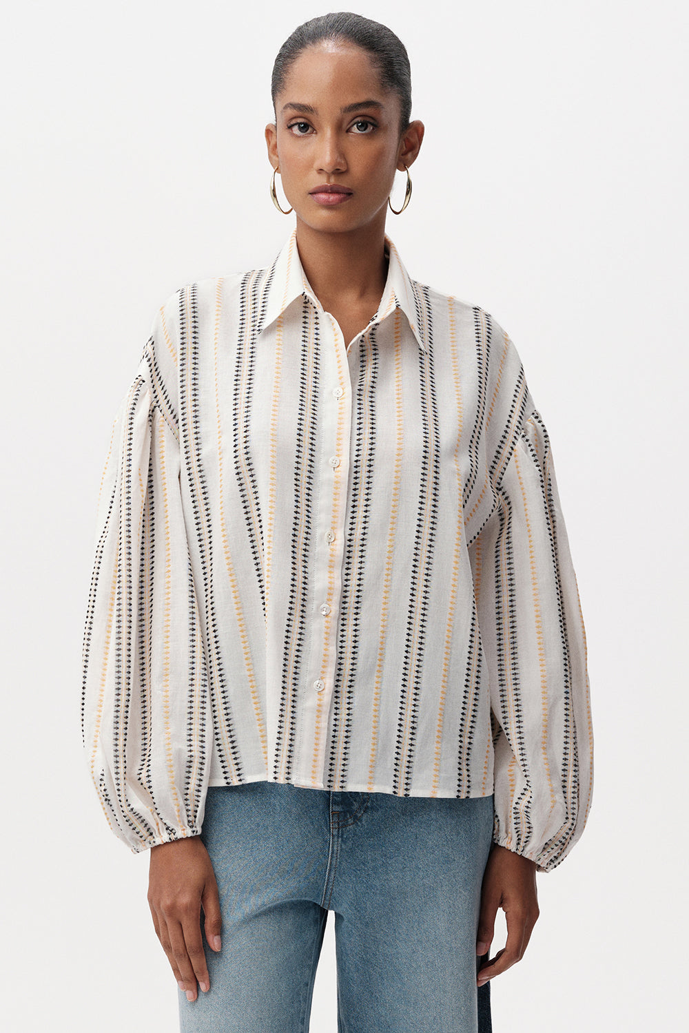 Gömlek Yaka Uzun Kollu Düğmeli Regular Gömlek