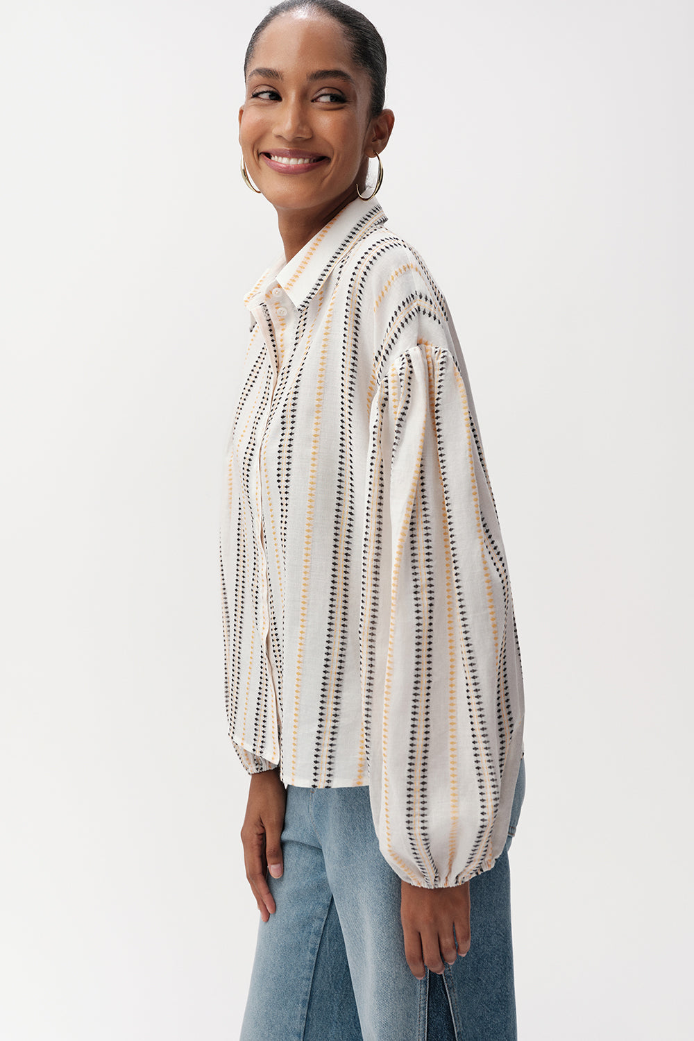 Gömlek Yaka Uzun Kollu Düğmeli Regular Gömlek