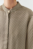 Exquise-Hakim Yaka Uzun Kollu Regular Desenli Gömlek-GÖMLEK-5-Milagron.com