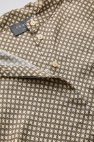 Exquise-Hakim Yaka Uzun Kollu Regular Desenli Gömlek-GÖMLEK-6-Milagron.com