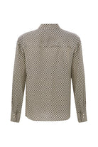 Exquise-Hakim Yaka Uzun Kollu Regular Desenli Gömlek-GÖMLEK-8-Milagron.com