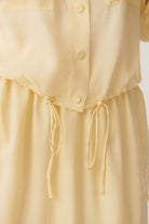 Hakim Yaka çift Cepli Ayarlanabilir Bağcıklı Rahat Kalıp Lyocell Ceket - 1