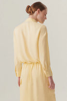 Hakim Yaka çift Cepli Ayarlanabilir Bağcıklı Rahat Kalıp Lyocell Ceket - 4