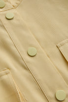 Hakim Yaka çift Cepli Ayarlanabilir Bağcıklı Rahat Kalıp Lyocell Ceket - 6