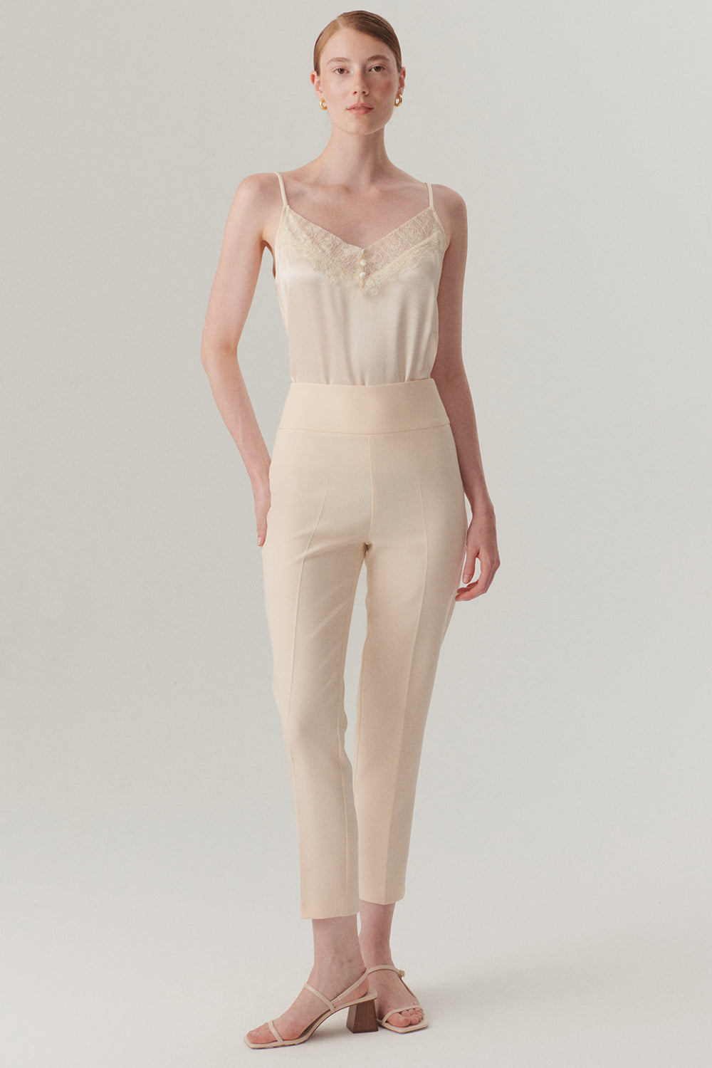 Exquise-İnce Ayarlanabilir Askılı Regular Fit Bluz-Bluz-2-Milagron.com