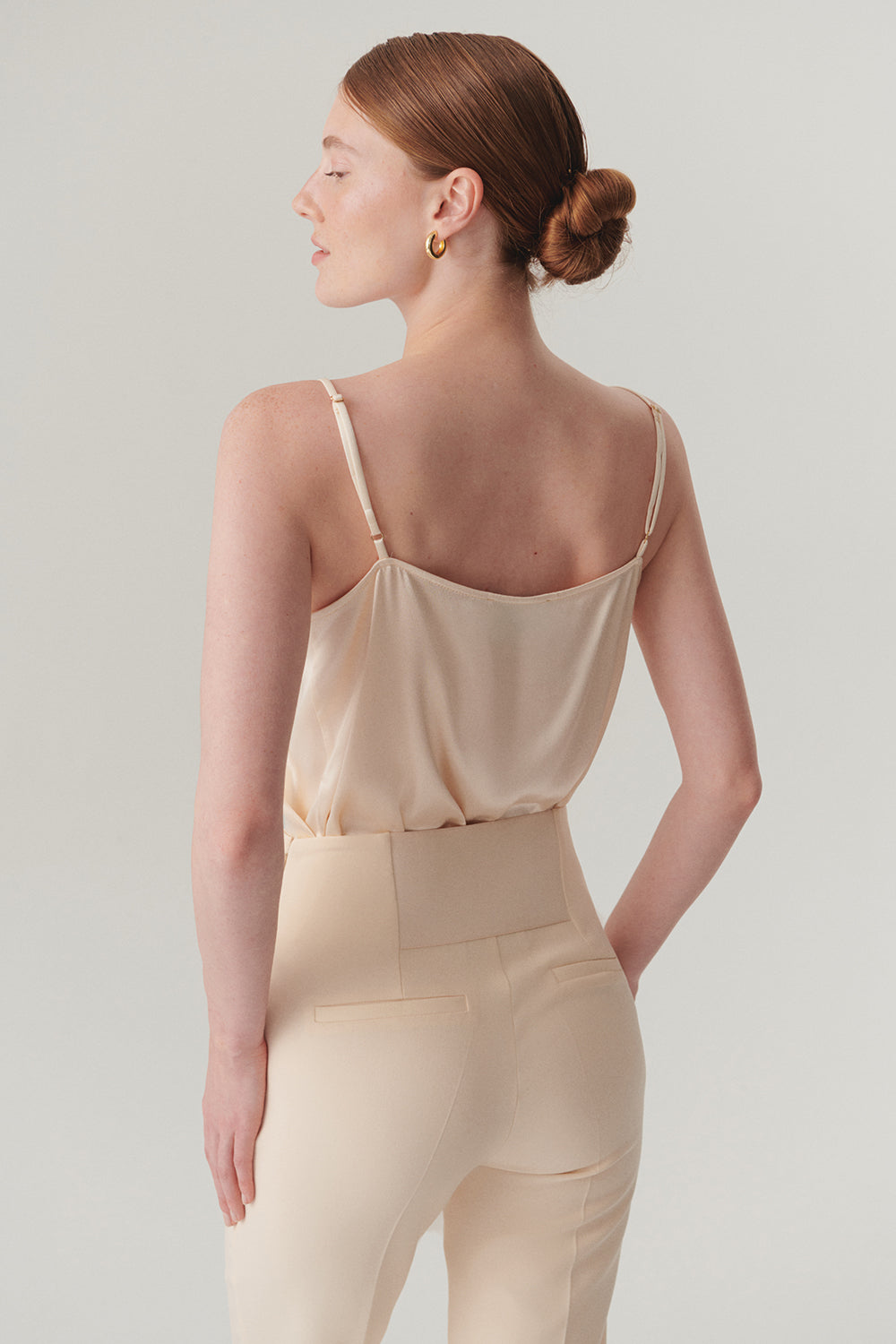 Exquise-İnce Ayarlanabilir Askılı Regular Fit Bluz-Bluz-4-Milagron.com