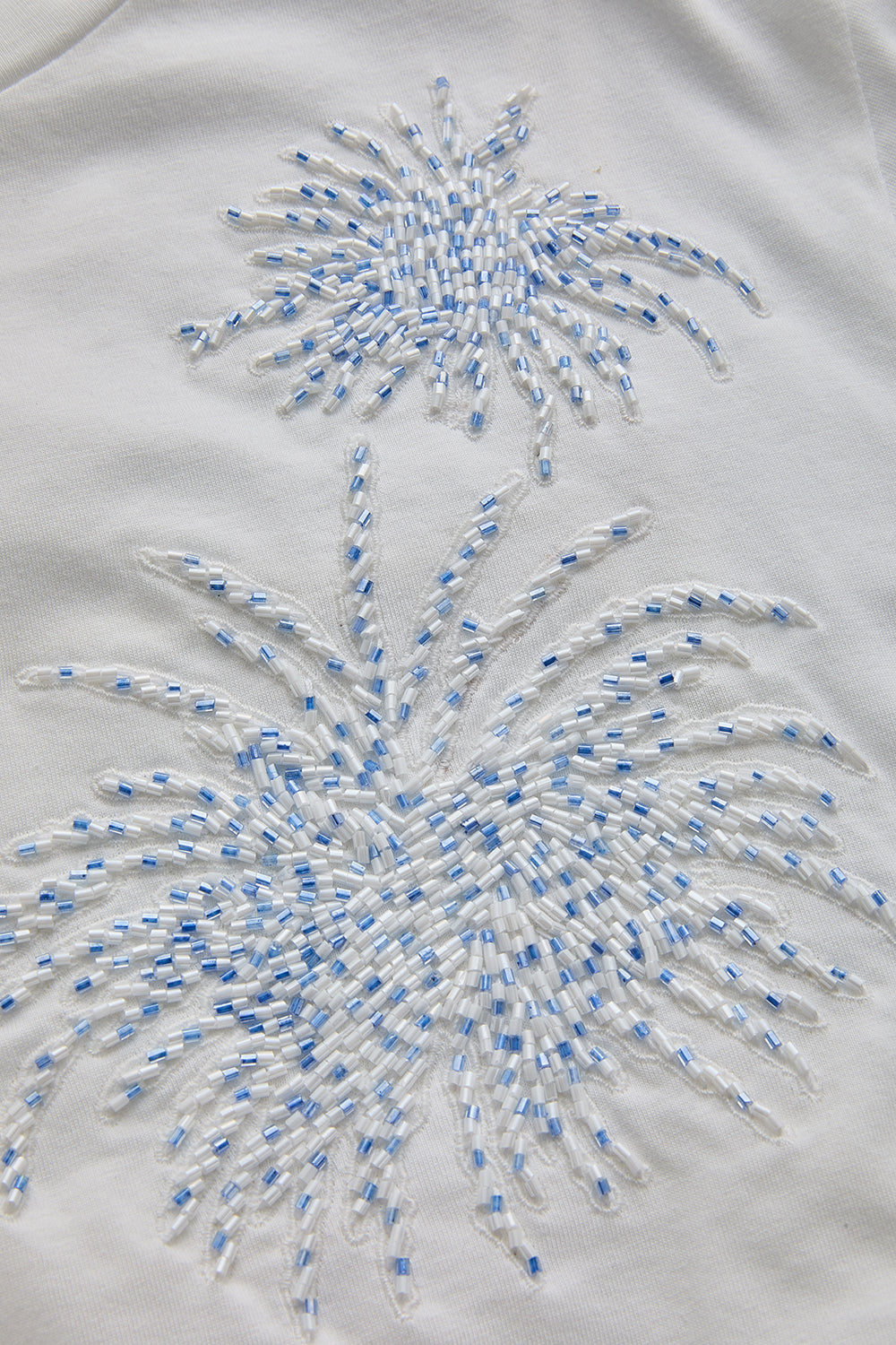 Exquise-İşleme Detaylı Kısa Kollu Bisiklet Yaka Regular Midi Elbise-ELBİSE-7-Milagron.com