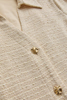 Exquise-Kruvaze Cepli Regular Fit Ekru Ceket-Ceket-7-Milagron.com