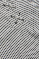 Exquise-Kuşgözü Bağcık Detaylı Rahat Kesim Çizgili Bluz-Bluz-8-Milagron.com